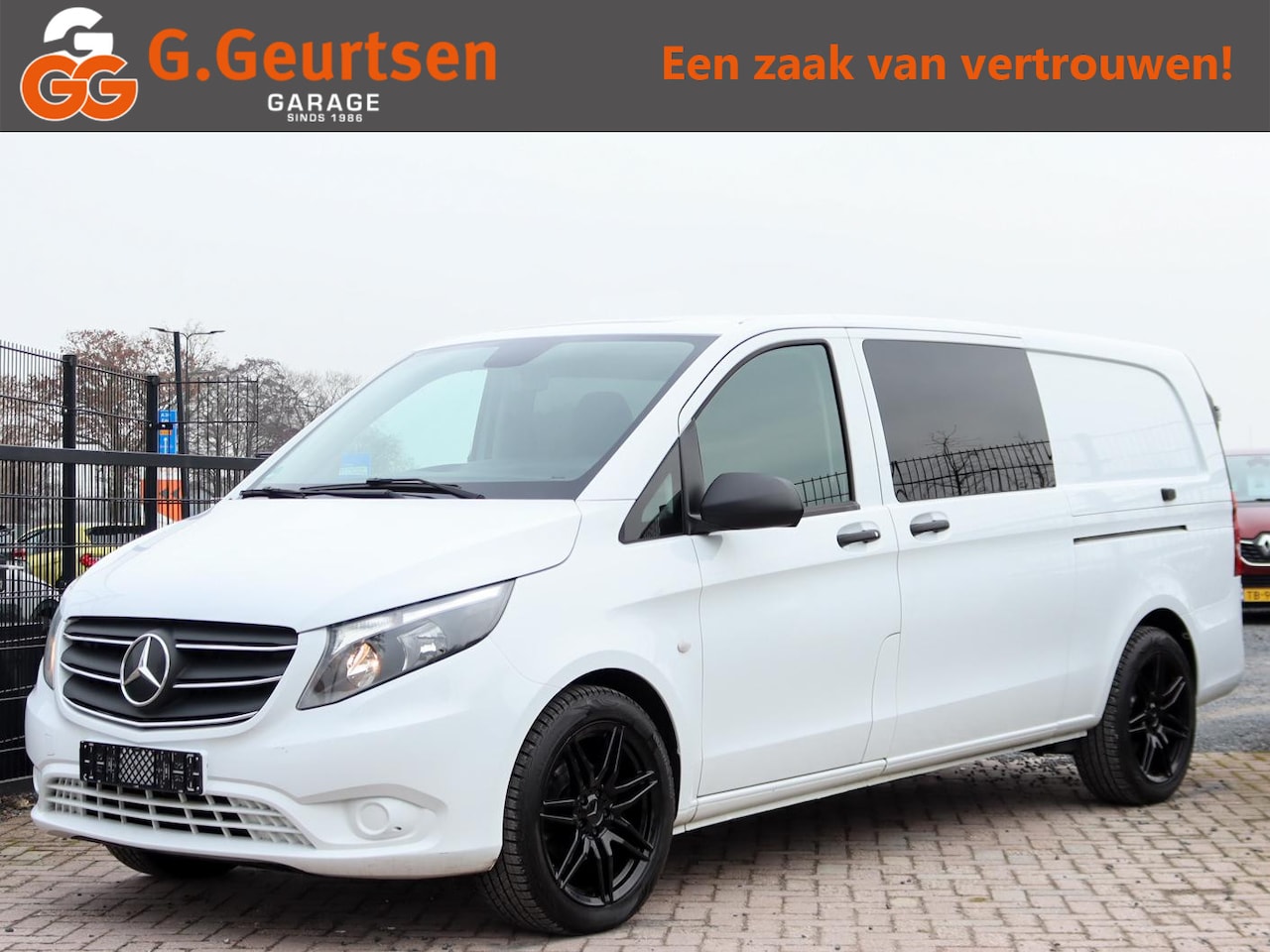 Mercedes-Benz Vito - 116 CDI L3 XL Dubbelcabine,  5-Persoons,Dubbele schuifdeur, DAB, Camera, Trekhaak, Stoelve - AutoWereld.nl