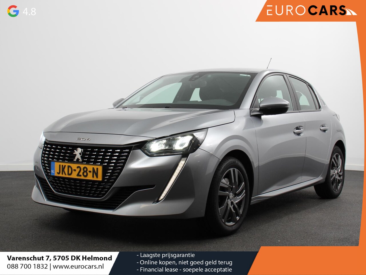 Peugeot 208 - 1.2 PureTech 100pk Active Pack Navigatie Apple Carplay/Android Auto Parkeersensoren achter - AutoWereld.nl