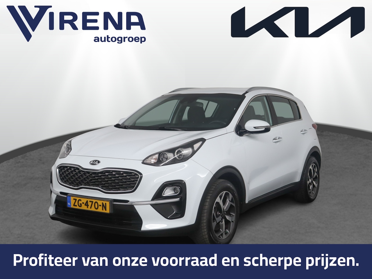 Kia Sportage - 1.6 T-GDI 4WD DynamicLine - Rijklaar - Navigatie Full map - trekhaak  - Virena Zekerheidsp - AutoWereld.nl