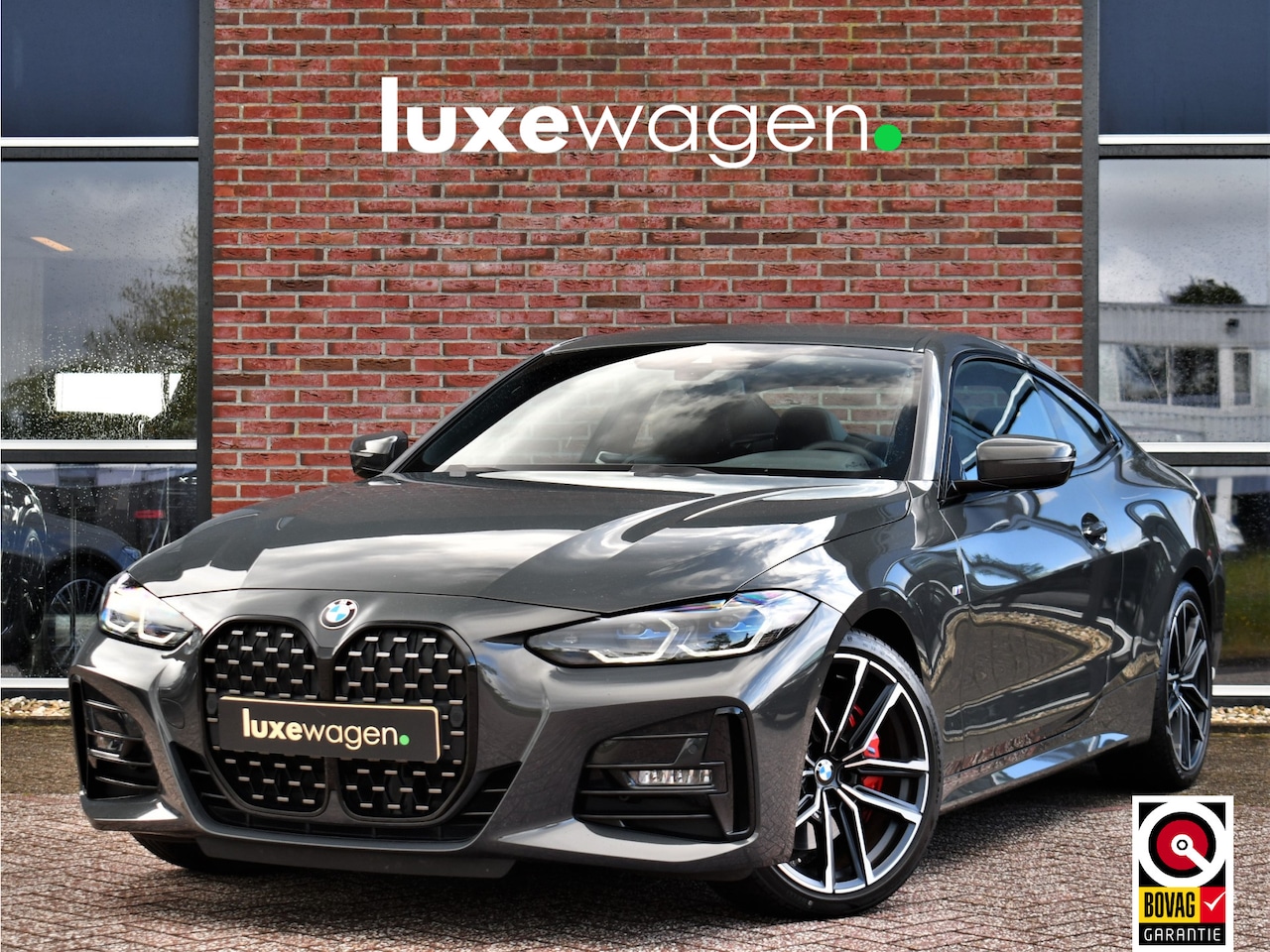 BMW 4-serie Coupé - 420i M-Sport | NL-auto | Dravitgrau | 19inch | Laser | El-klep - AutoWereld.nl