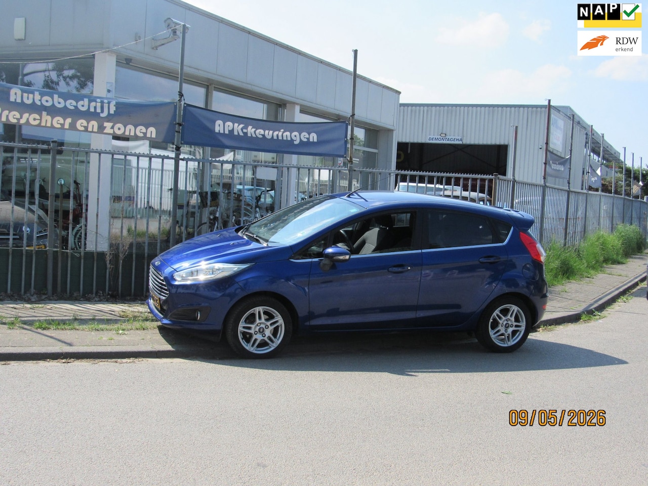 Ford Fiesta - 1.0 EcoBoost Titanium 1.0 EcoBoost Titanium,airco,5drs - AutoWereld.nl