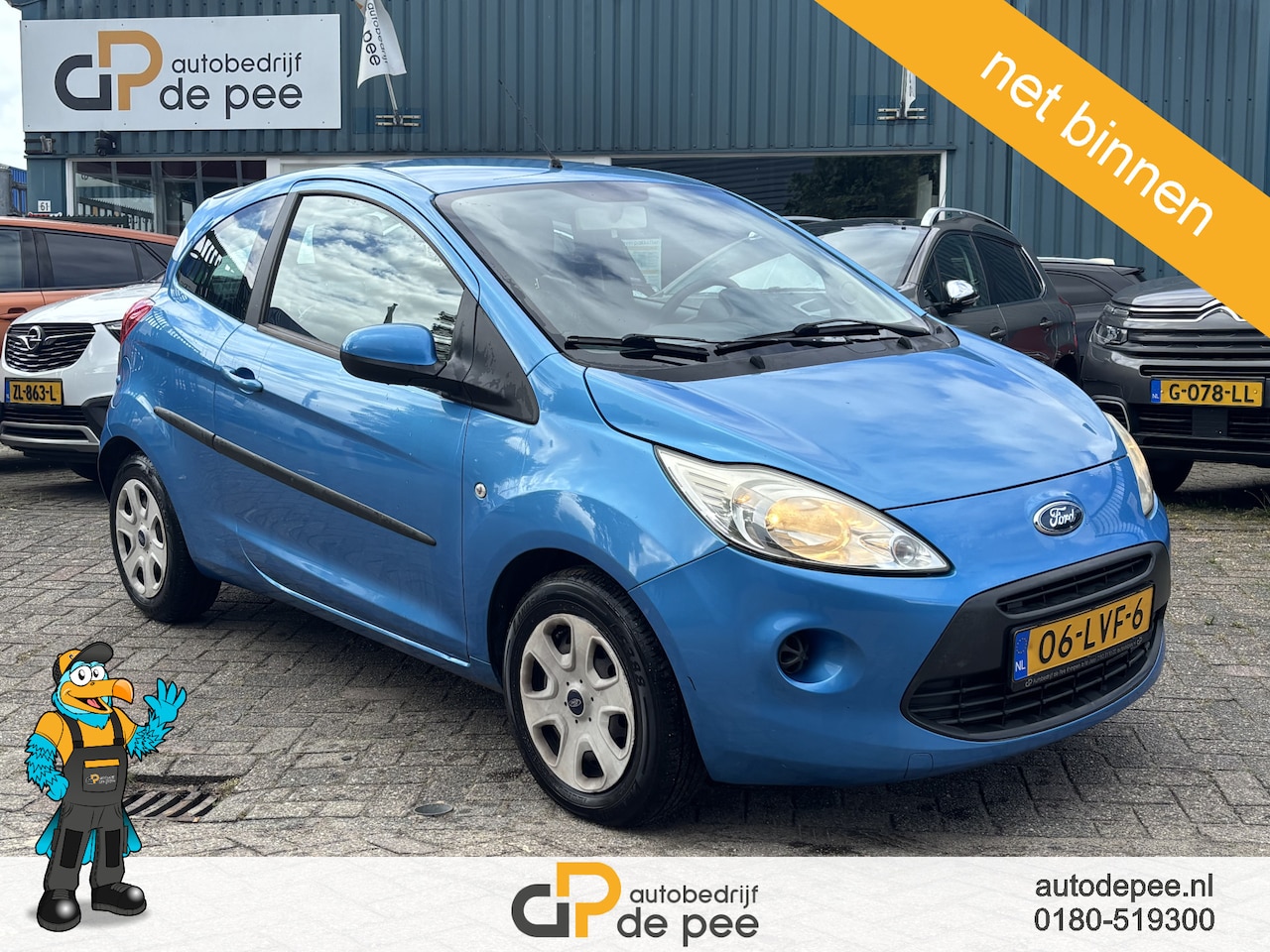 Ford Ka - 1.2 Cool&Sound AIRCO/EL.RAMEN/RADIO+CD/ rijklaarprijs! - AutoWereld.nl