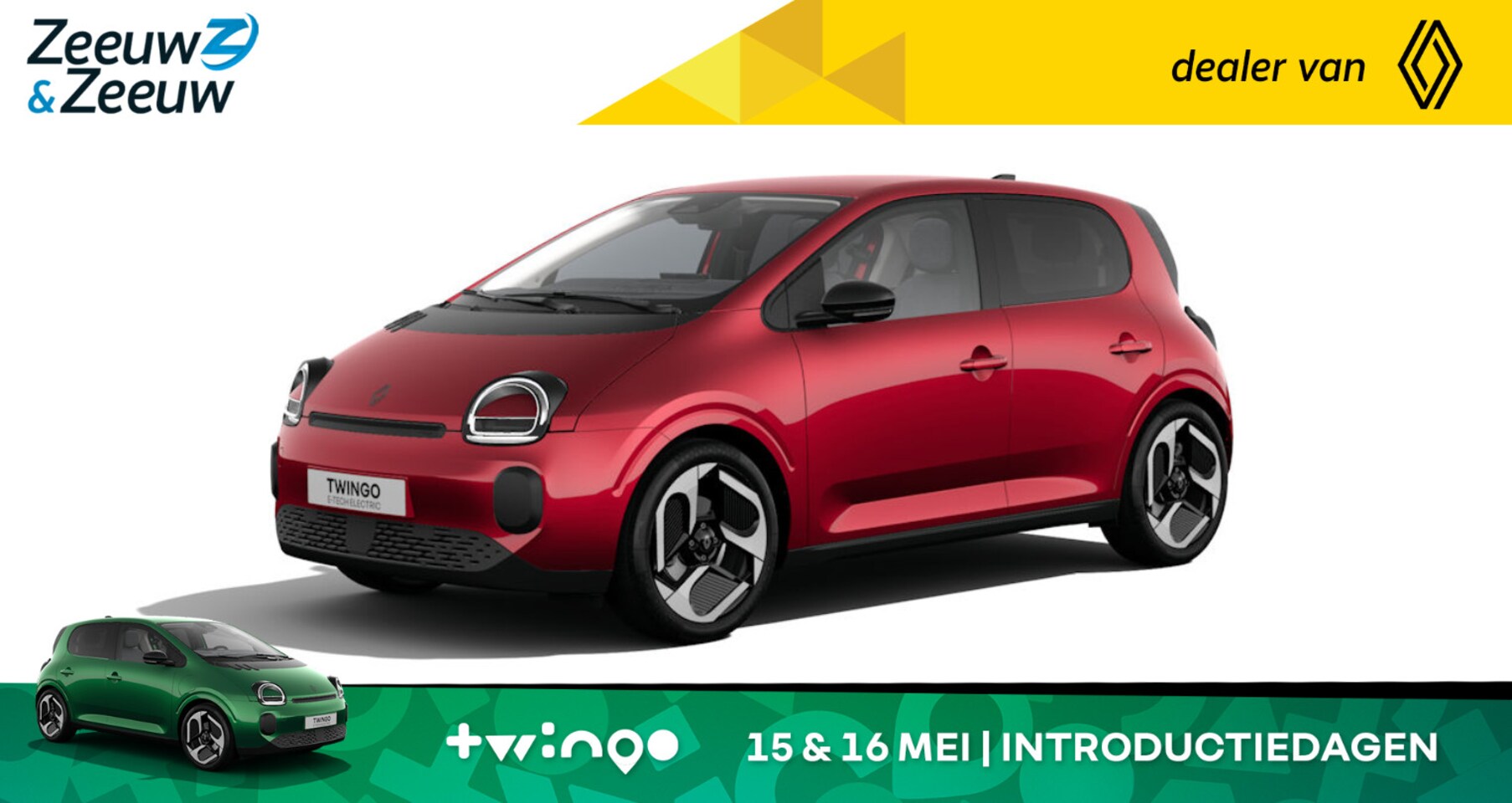 Renault Twingo - urban range techno 27.5 kWh * NU IN DE SHOWROOM * 5 JAAR GARANTIE * - AutoWereld.nl