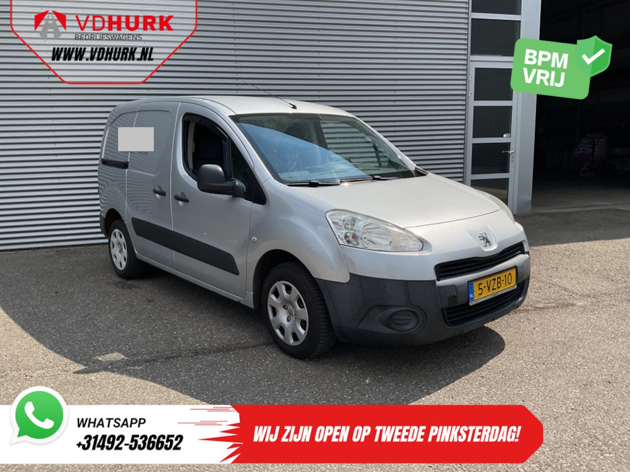 Peugeot Partner - 1.6 HDI 90 pk EXPORT APK 01-'27/ 3.Pers/ Trekhaak/ Radio - AutoWereld.nl