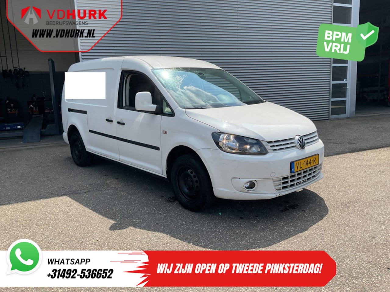 Volkswagen Caddy Maxi - 1.6 TDI EXPORT Riem-V.V./ APK 01-'27/ Airco/ Cruise/ Radio - AutoWereld.nl