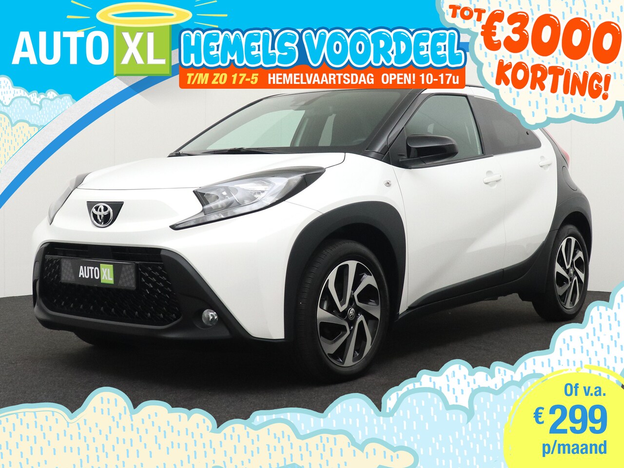 Toyota Aygo X - 1.0 Aut. VVT-i S-CVT Play Camera Carplay Adapt.Cruise 17'LMV - AutoWereld.nl