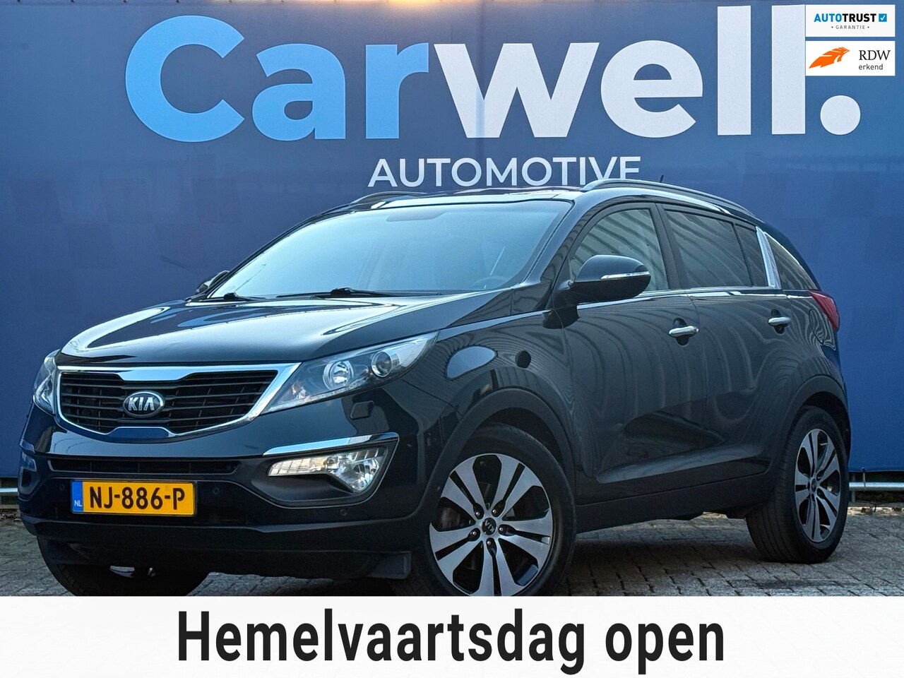 Kia Sportage - 2.0 Super Pack |1e Eigenaar|Trekhaak|Leder|STLvw|Pano|Navi|Cruise|Climate|PDC|Apk tot 15-0 - AutoWereld.nl