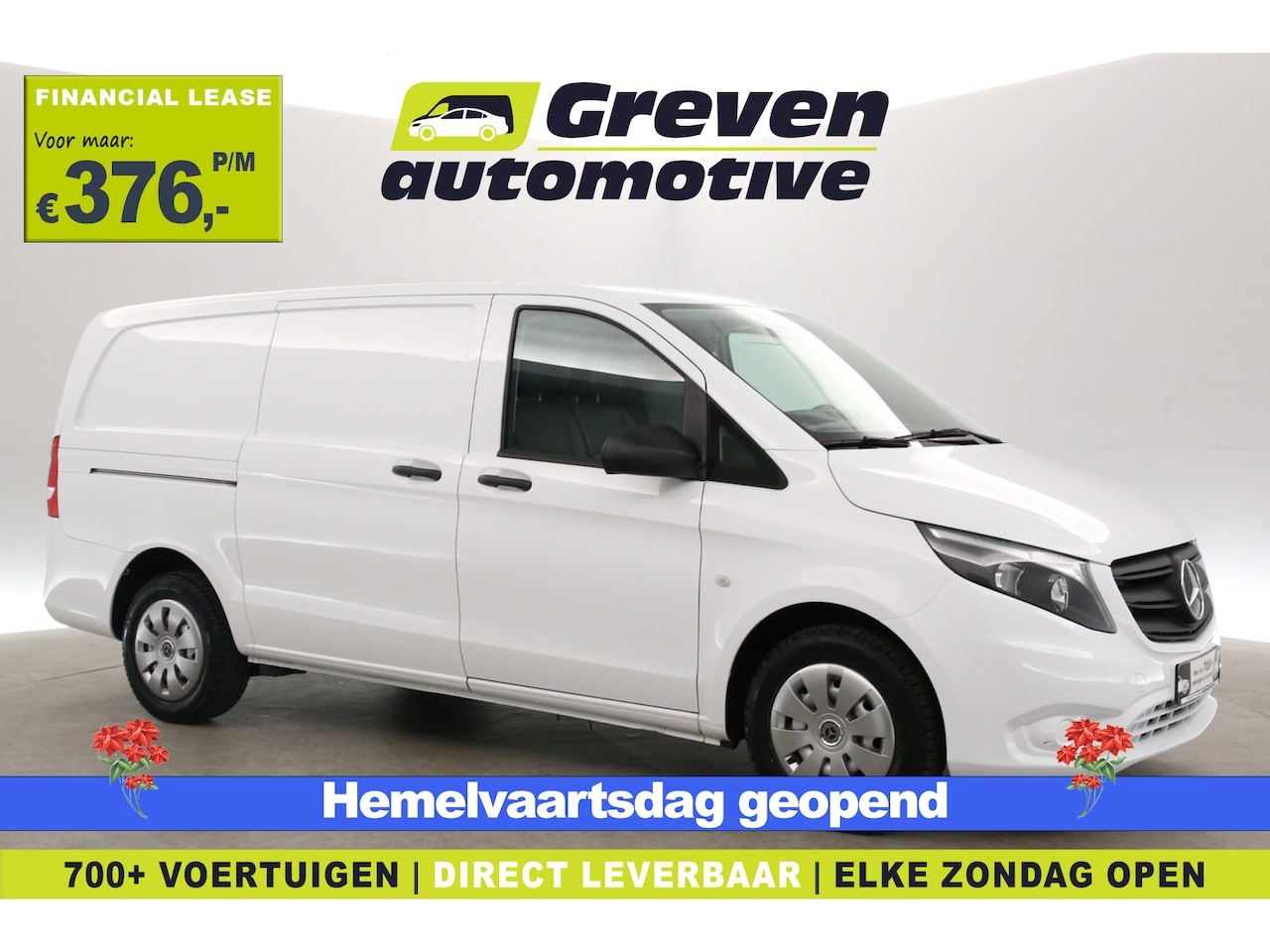 Mercedes-Benz Vito - 114 CDI Lang | Aut. | Clima | Adap. Cruise | Camera | 3 Zits | Carplay | Trekhaak - AutoWereld.nl