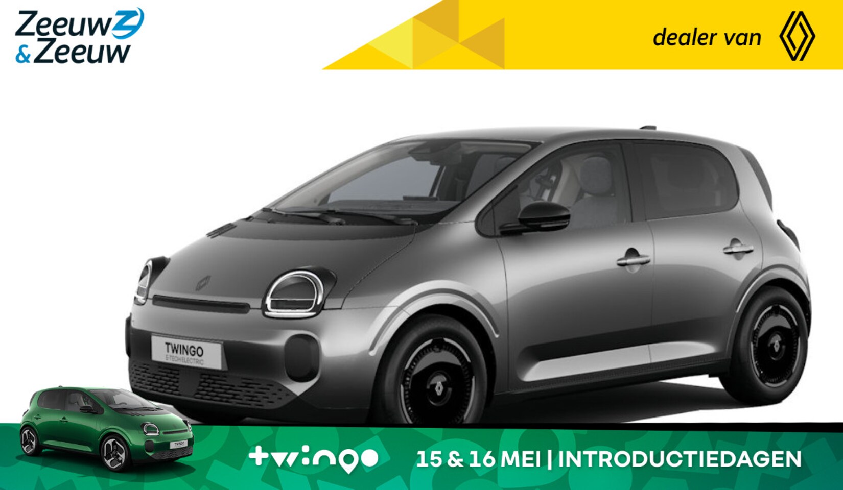 Renault Twingo - urban range evolution 27.5 kWh * NU IN DE SHOWROOM * Gratis 5 jaar garantie tot 100.000km - AutoWereld.nl