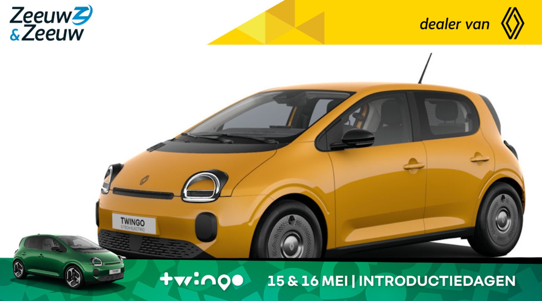 Renault Twingo - urban range evolution 27.5 kWh * NU IN DE SHOWROOM * Gratis 5 jaar garantie tot 100.000km - AutoWereld.nl