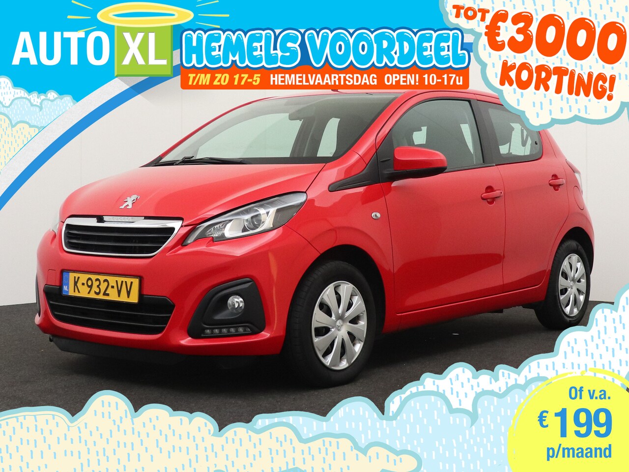 Peugeot 108 - 1.0 73 PK e-VTi Active Bluetooth LED Airco DAB - AutoWereld.nl