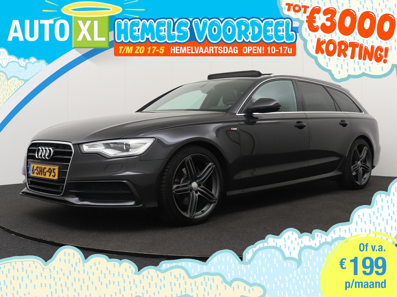 Audi A6 Avant - 2.0 TFSI 180 PK Aut. S-Line Pano-dak Trekhaak Navi - AutoWereld.nl