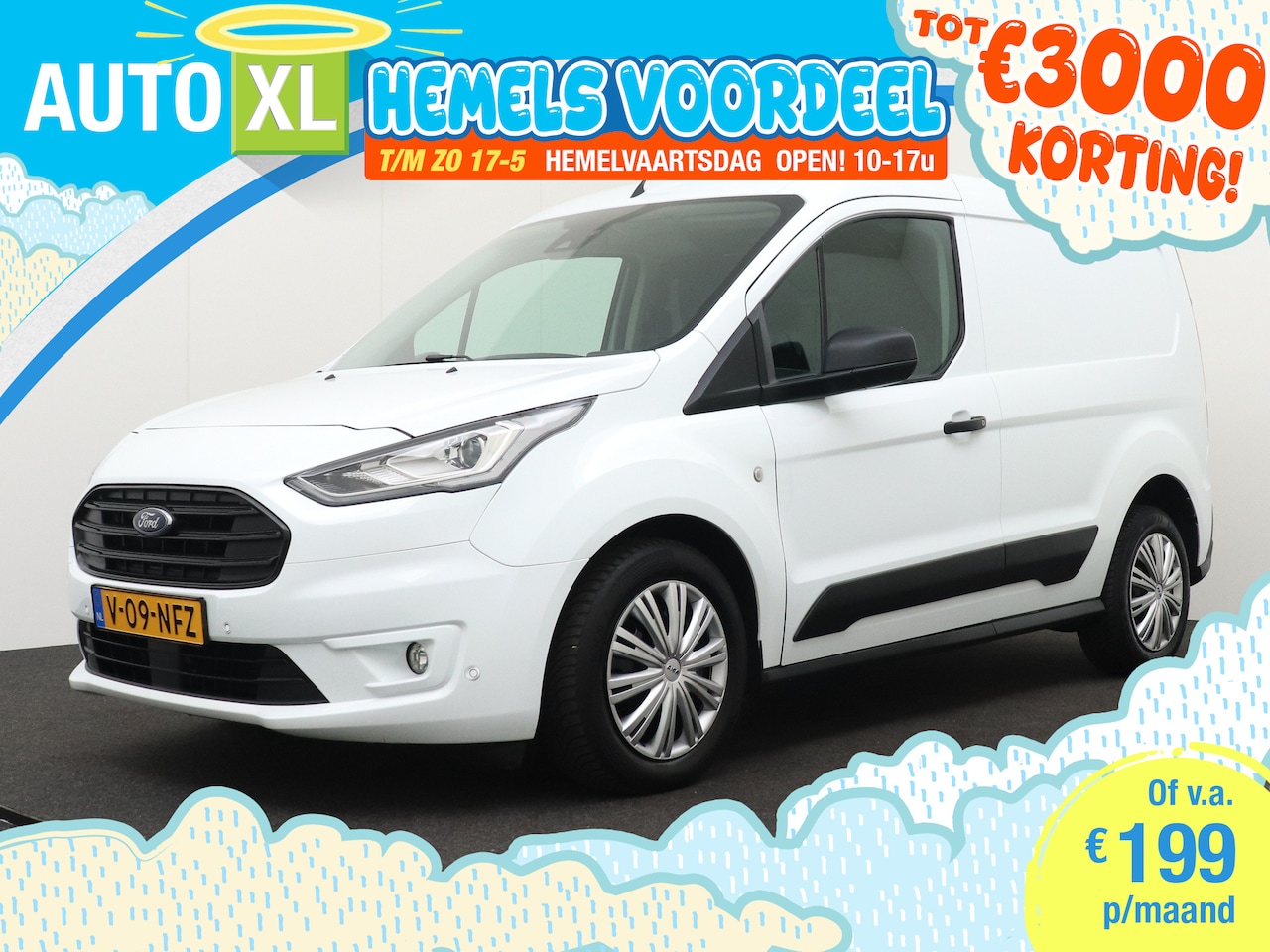Ford Transit Connect - 1.5 100 PK Limited Carplay Camera Trekhaak - AutoWereld.nl