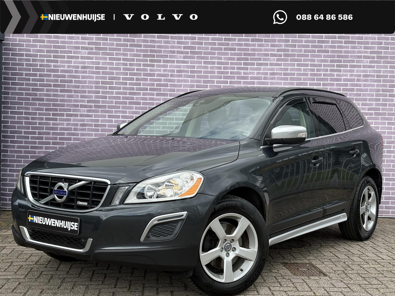 Volvo XC60 - 2.0 T5 R-Design | Trekhaak | Leder | Keurig onderhouden, zie tekst | Navigatie | Parkeerse - AutoWereld.nl