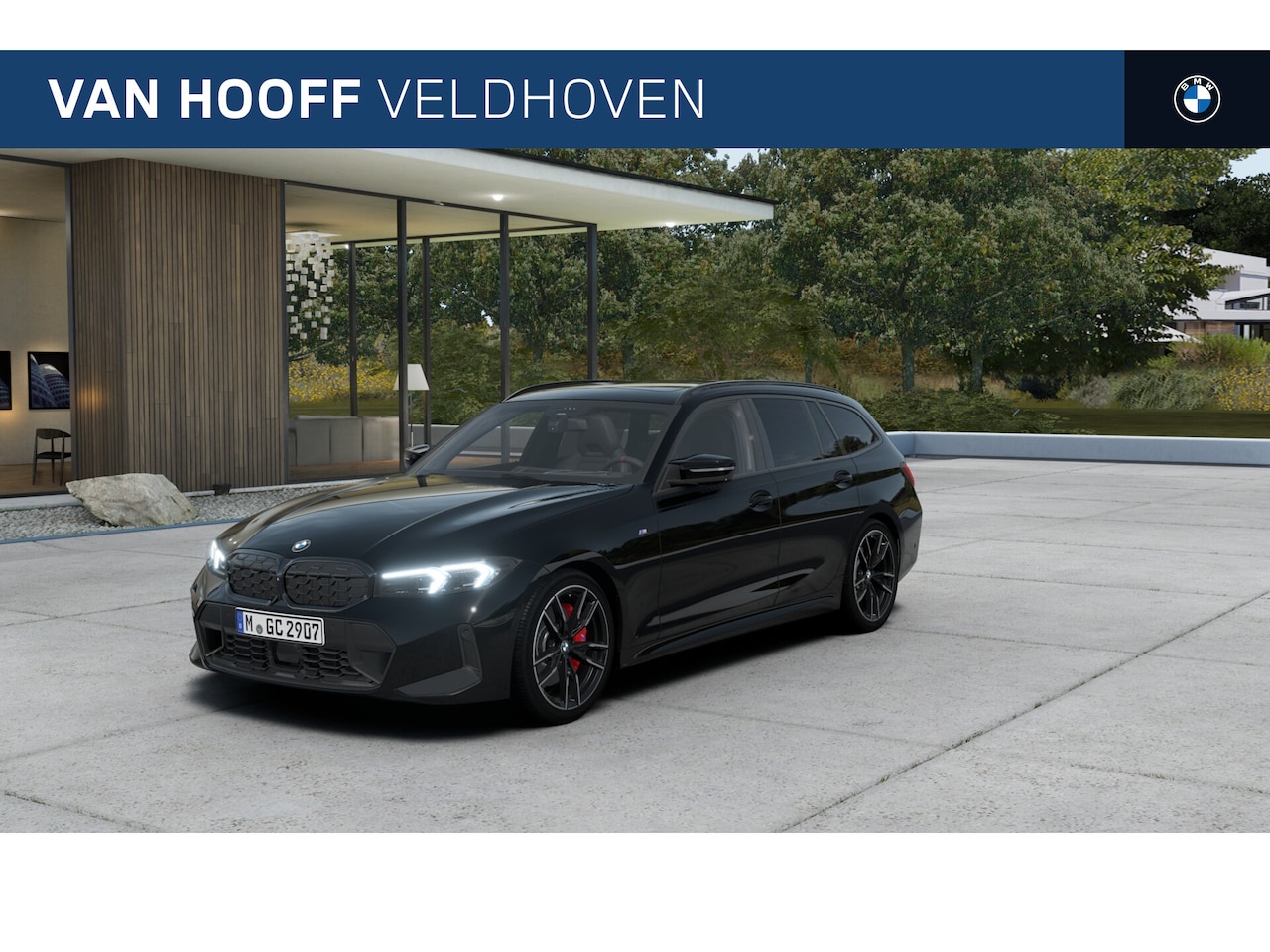 BMW 3-serie Touring - M340i xDrive Automaat / Panoramadak / Trekhaak / M Sportstoelen / Adaptieve LED / M Adapti - AutoWereld.nl