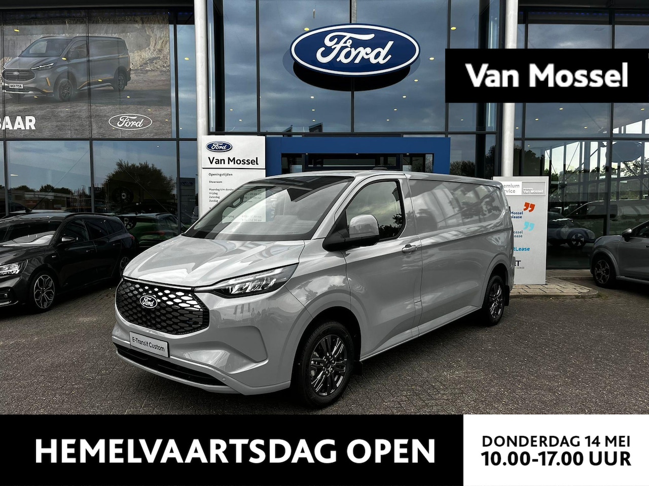 Ford Transit Custom - E-Transit Limited €7000 Voorraadvoordeel | Adaptive Cruise | Inklapbare Trekhaak | Stoelve - AutoWereld.nl