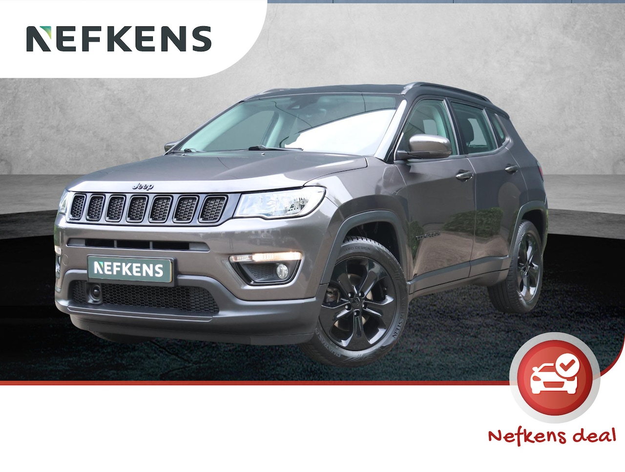 Jeep Compass - 1.4T 140pk Night Eagle | Navigatie | Climate | 18" LM velgen | Cruise | Parkeersensoren - AutoWereld.nl