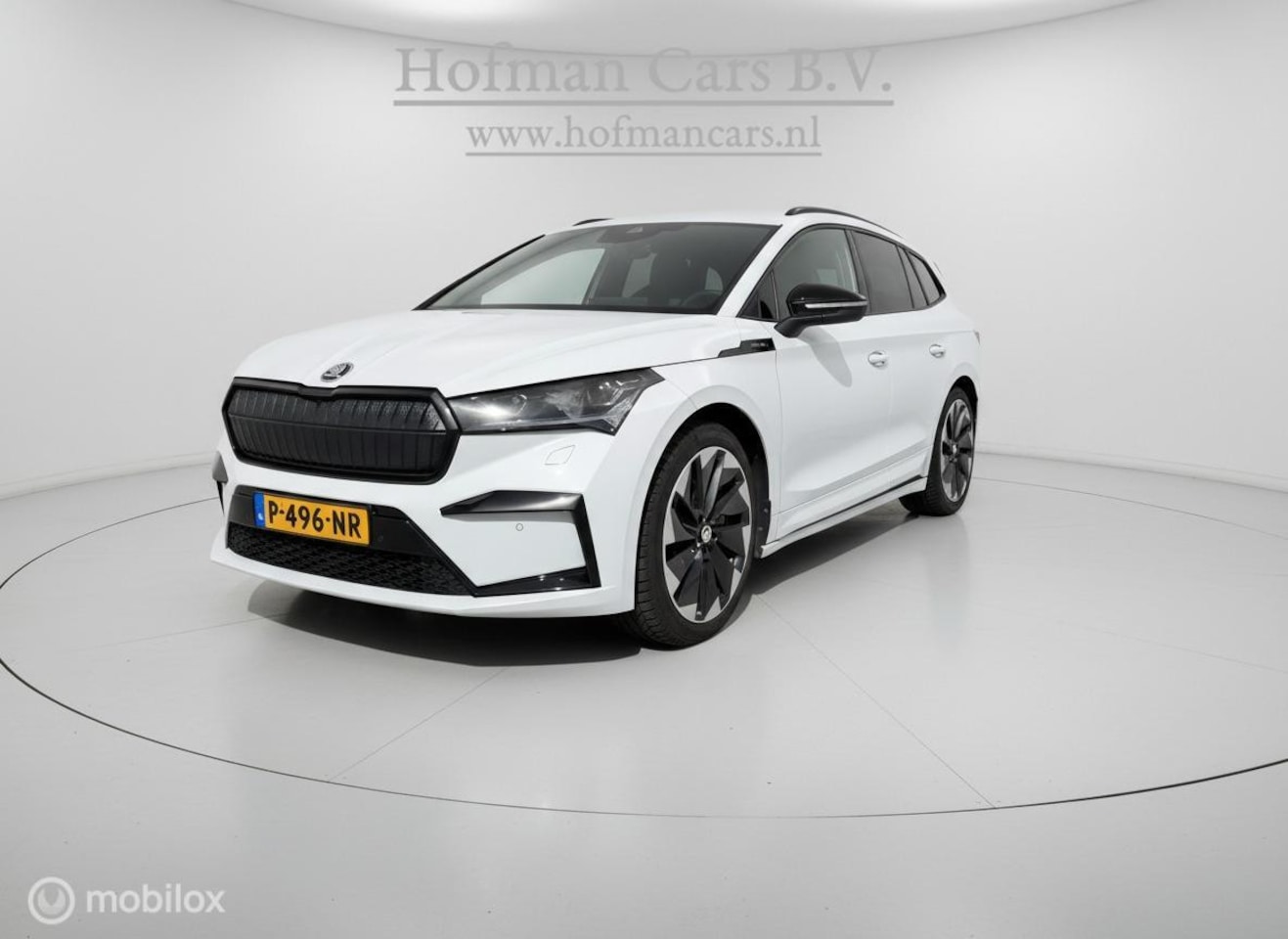 Skoda Enyaq iV - 80 Sportline | 05-2022 | 127.861 km | SOH 90,5% | Wit | Elektrisch | Sportline uitvoering - AutoWereld.nl