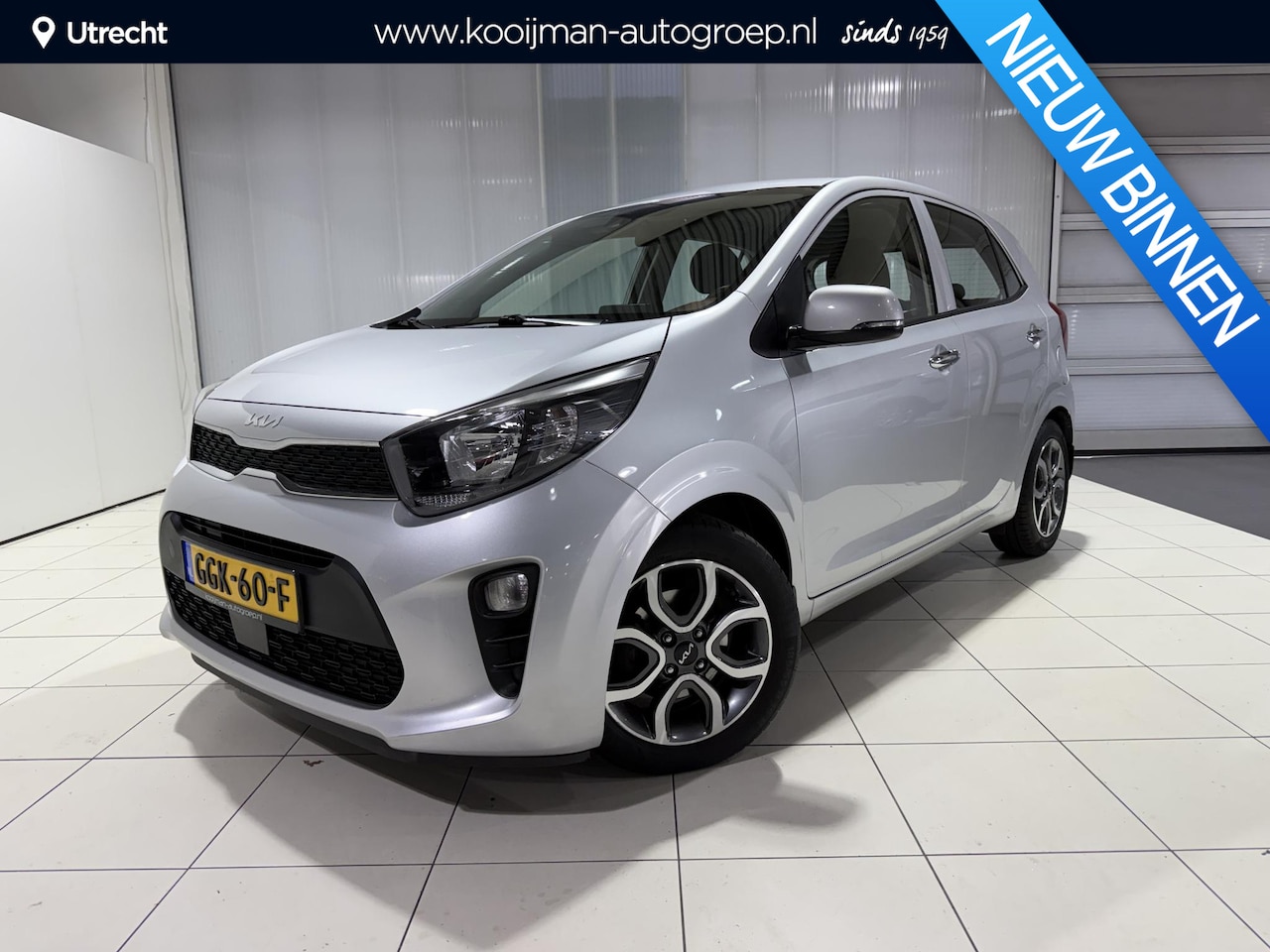 Kia Picanto - 1.0 DPi DynamicPlusLine Automaat, Stoel en Stuur verwarming, Apple Carplay/Android Auto, N - AutoWereld.nl