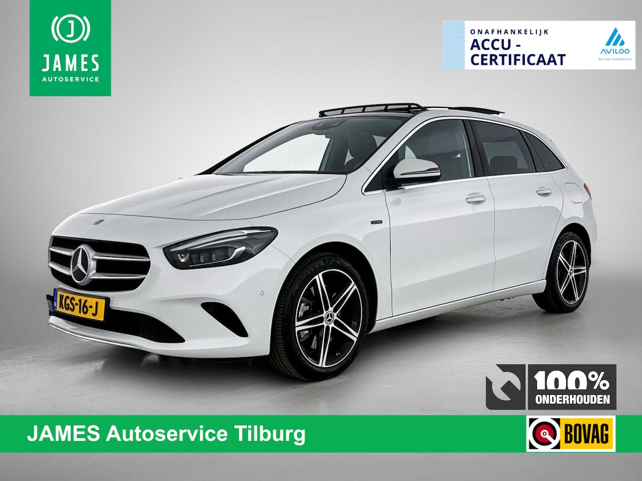 Mercedes-Benz B-klasse - 250 e Premium PANORAMADAK | LEER | MATRIX-LED | WIDESCREEN | SFEER - AutoWereld.nl