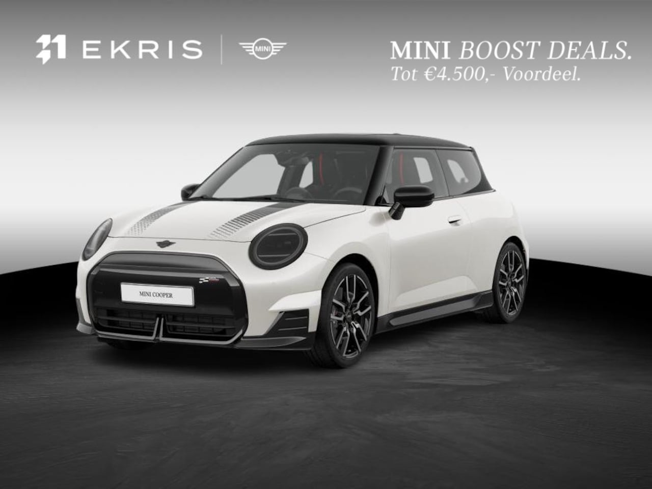 MINI Mini-Electric - Cooper SE John Cooper Works M 54.2 kWh | Panorama Dak | Keyless Entry | Kunstleder Bekledi - AutoWereld.nl