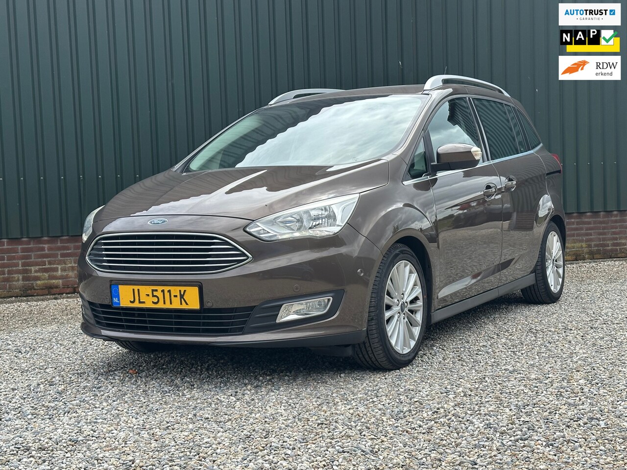 Ford Grand C-Max - 1.0 Titanium/116dkm/dealer onderhouden - AutoWereld.nl