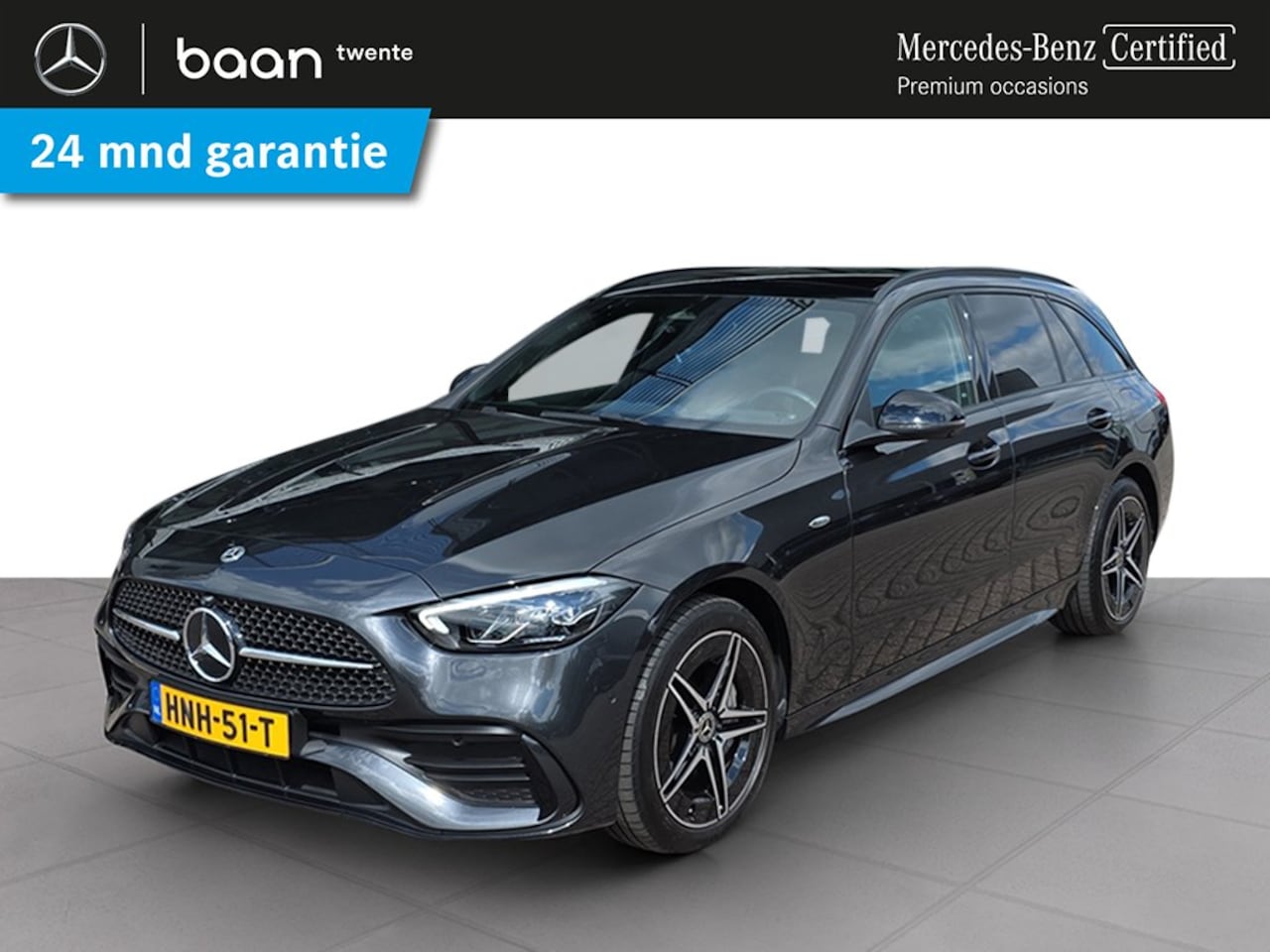 Mercedes-Benz C-klasse Estate - C 300 e Business Solution AMG | Memory pakket | Panoramadak | 360 Camera | Spiegelpakket | - AutoWereld.nl