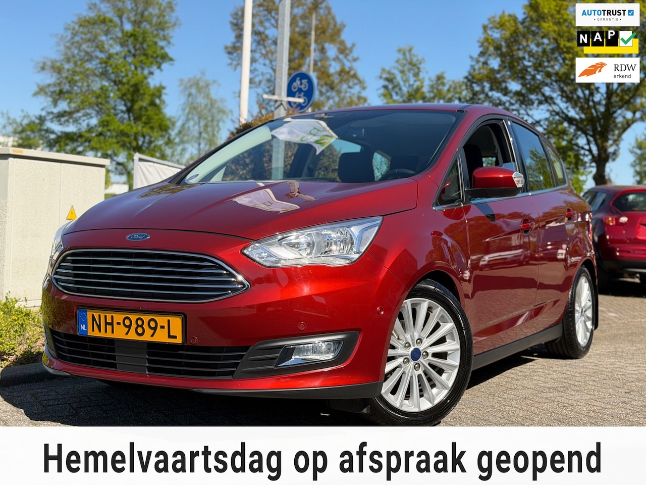 Ford C-Max - 1.0 Titanium 1e Eigenaar, Navigatie, clima, Nieuwstaat - AutoWereld.nl