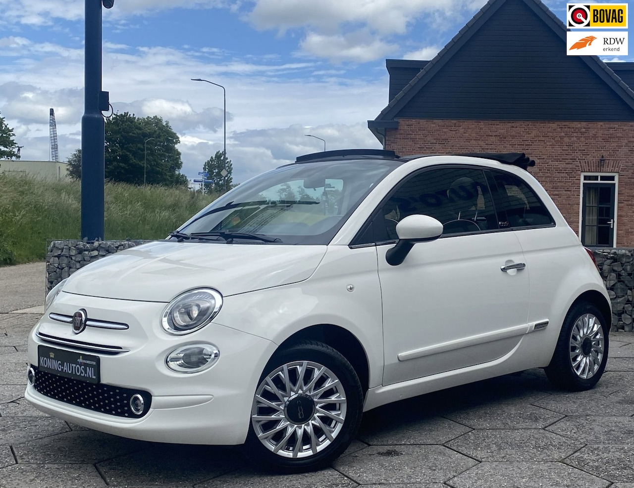 Fiat 500 C - 1.2 Star Cabrio/ PDC/ LMV/ Carplay/ Cruise - AutoWereld.nl
