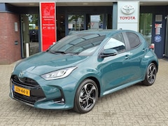 Toyota Yaris - 1.5 Hybrid 130 EXECUTIVE NL-AUTO STOEL/STUURVERW BLIND-SPOT LEDER NAVI 17''LM-VELGEN PARK