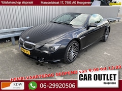 BMW 6-serie Cabrio - 645Ci 172Dkm.NAP, AUTOMAAT, Navi, Leer, 20"LM, Vol & z.g.a.n. APK – Inruil Mogelijk –