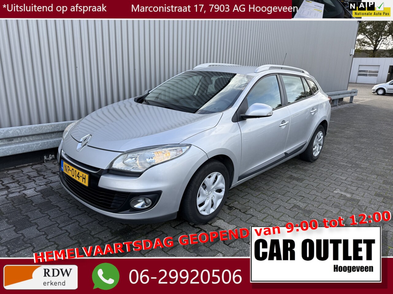 Renault Mégane Estate - 1.6 Authentique A/C, CC, Navi, Trekh, nw. APK – Inruil Mogelijk – - AutoWereld.nl