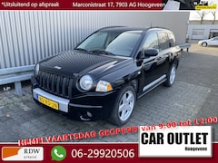 Jeep Compass - 2.4 Limited Leer, A/C, Stoelvw, CC, PDC, LM, Trekh, nw. APK – Inruil Mogelijk –