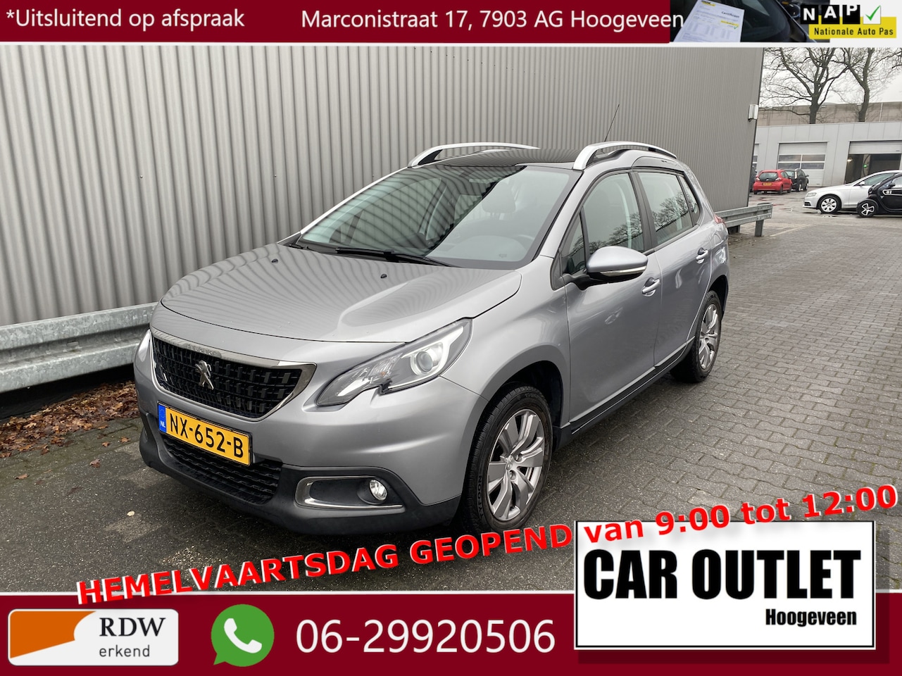 Peugeot 2008 - 1.2 PureTech Blue Lion A/C, CC, Pano, Navi, Carplay, DAB+, PDC, LM, nw. APK – Inruil Mogel - AutoWereld.nl