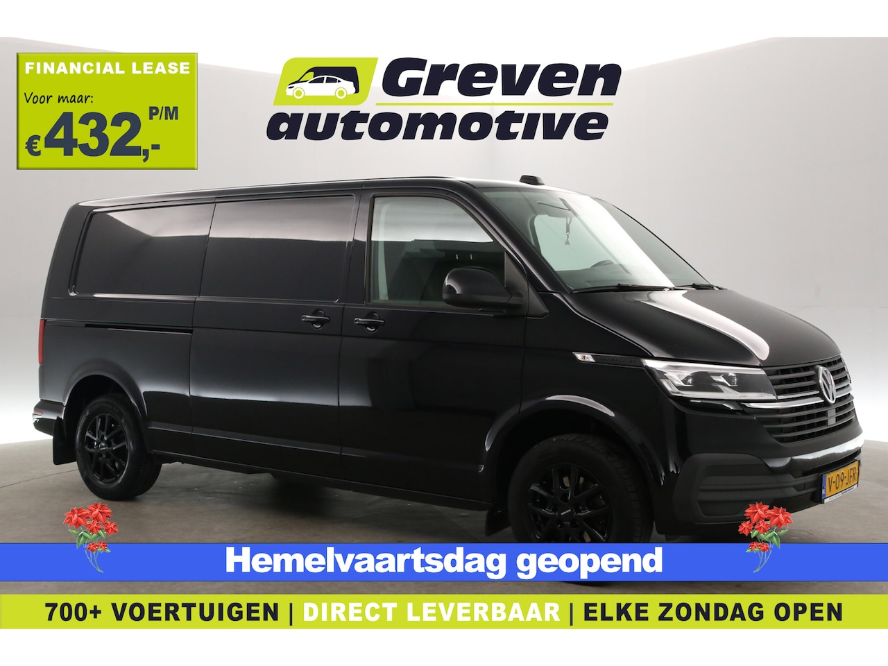 Volkswagen Transporter - 2.0 TDI L2H1 150PK | Aut. | Airco | Adap. Cruise | Camera | Carplay | Trekhaak | 2xSchuifd - AutoWereld.nl