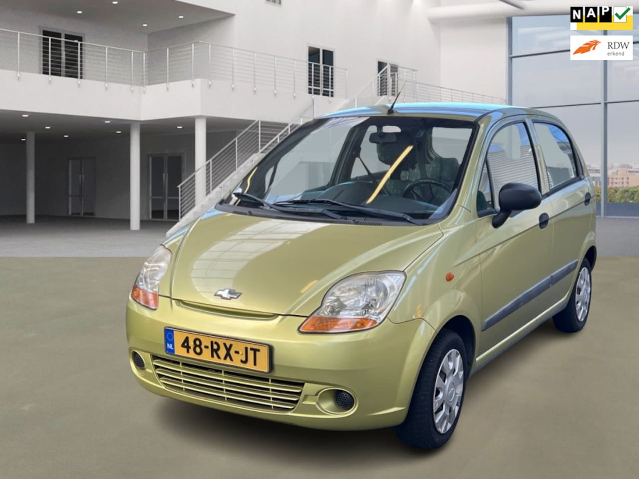Chevrolet Matiz - 0.8 Style|UNIEK KM STAND|MET NAP|AUTOMAAT|ELEKRAMEN|STUURBEKR|BOEKJES|SLEUTELS - AutoWereld.nl