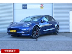 Tesla Model 3 - Performance AWD 82 kWh Fremont Enhanced AutoPilot3.0+FSD (twv 7.500, -)