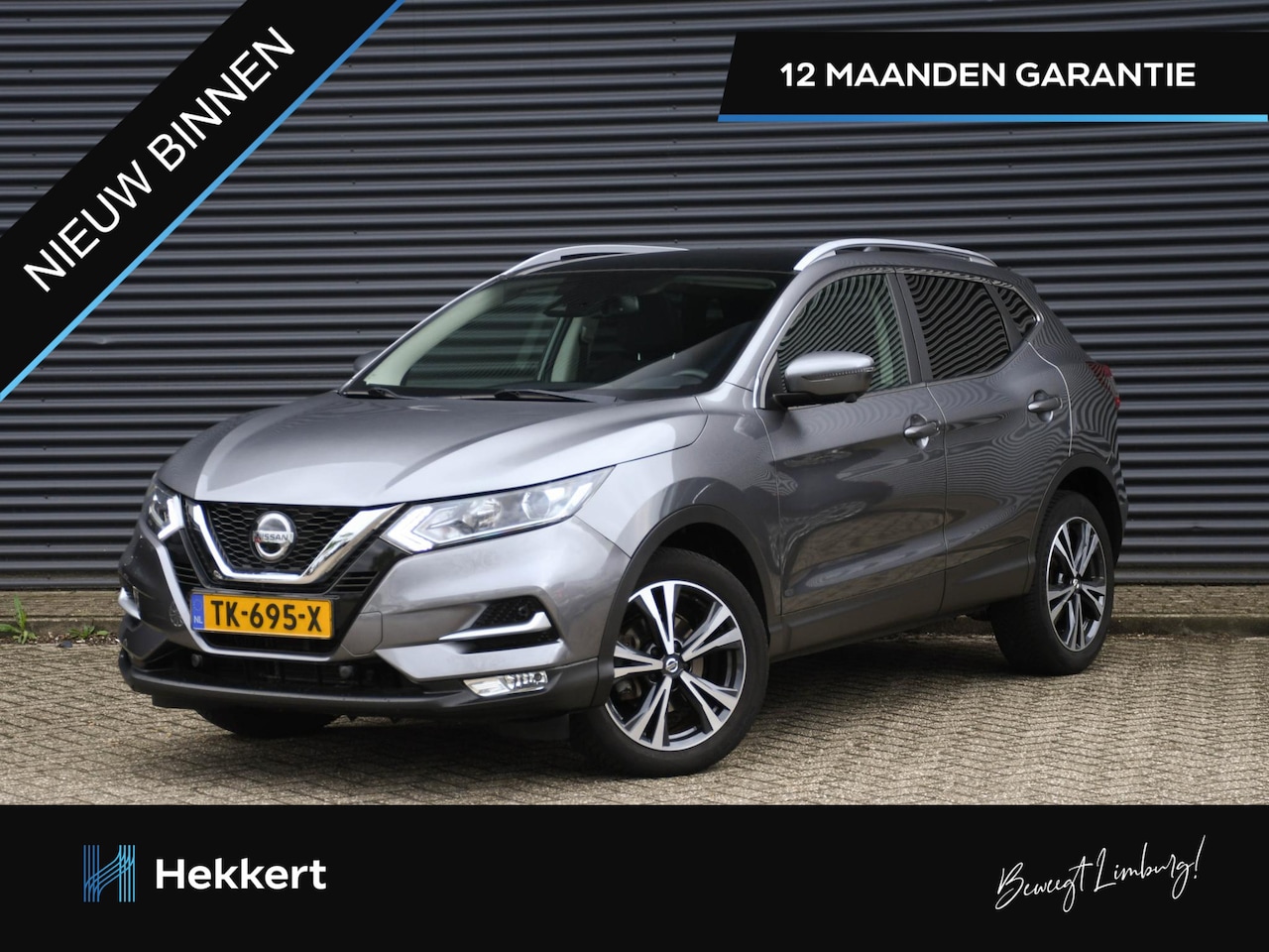 Nissan Qashqai - N-Connecta 1.2 116pk Automaat PANO-DAK | CRUISE | CAMERA | 18''LM | DAB | NAVI | LANE ASSI - AutoWereld.nl