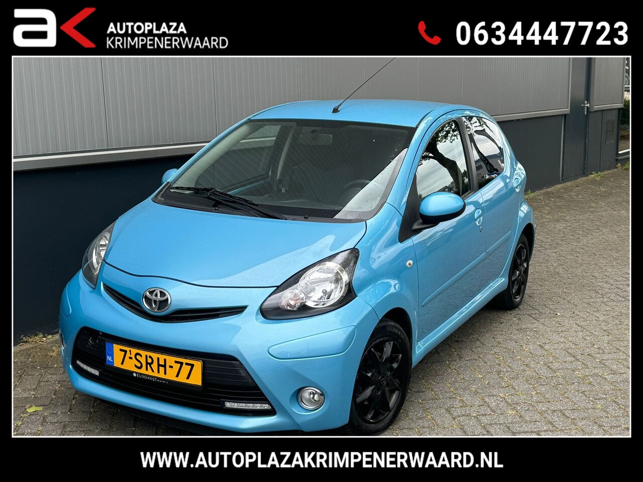 Toyota Aygo - 1.0 VVT-i Dynamic Blue Airco Nieuwe apk NAP - AutoWereld.nl