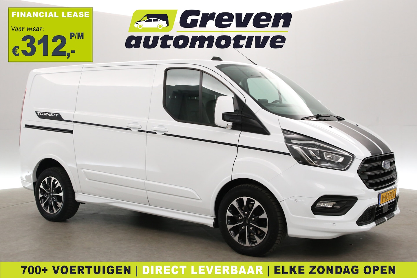 Ford Transit Custom - 2.0 TDCI L1H1 Sport 185PK | Aut. | Airco | Camera | Adap. Cruise | 3 Zits | Carplay | 2xSc - AutoWereld.nl