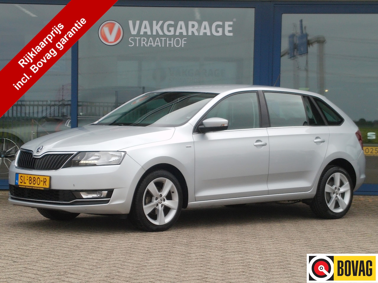 Skoda Rapid Spaceback - 1.0 TSI Clever, Climate control / Stoelverwarming / Navigatie / Parkeersensoren - AutoWereld.nl