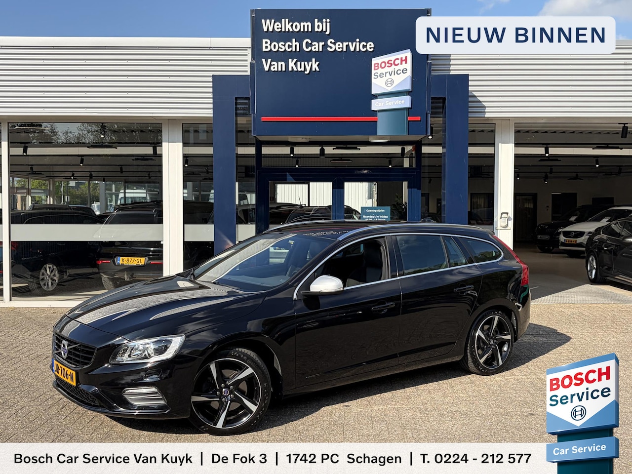 Volvo V60 - 1.5 T3 R-Design / Automaat / NL-Auto / Stoelverwarming / Cruise-Control / Standkachel / Cl - AutoWereld.nl