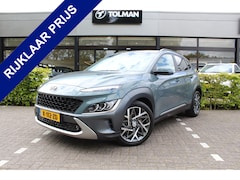 Hyundai Kona - 1.6 GDI HEV Premium | Rijklaar | Trekhaak | Leder | Stoel-/stuurverw. | Stoelkoeling | Bli