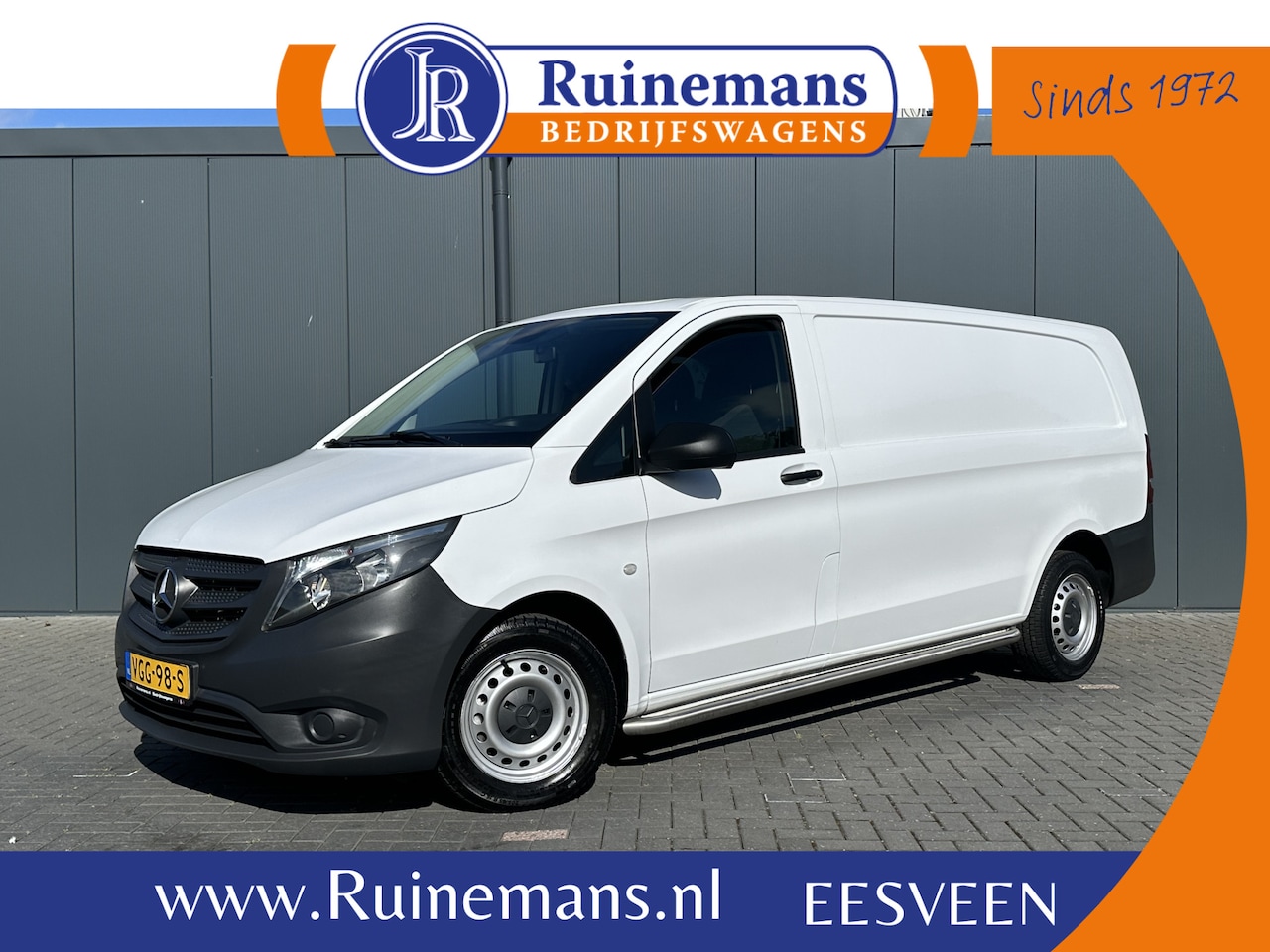Mercedes-Benz Vito - 110 CDI / L3H1 / MAXI / OPRIJPLANK / ACHTERUITRIJCAMERA / AIRCO / BIJRIJDERSBANK / SIDE BA - AutoWereld.nl