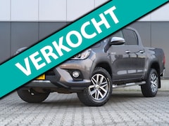 Toyota HiLux - 2.4 D-4D-F DOUBLE CAB AUTOMAAT LEER 3200KG TREKHAAK CLIMATE CRUISE