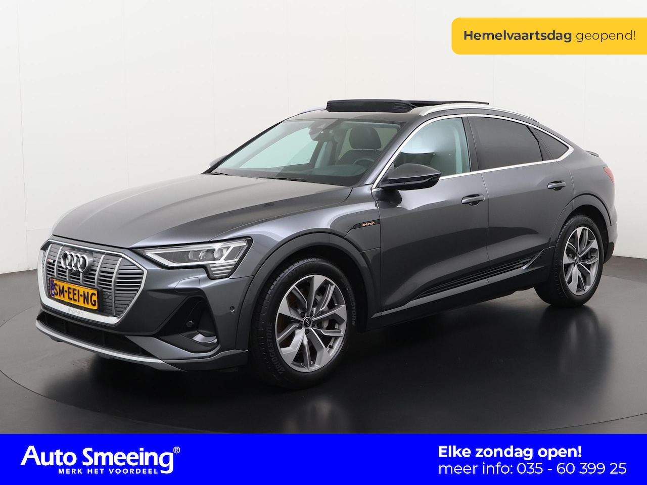 Audi e-tron Sportback - 55 quattro S edition S-Line 95 kWh | Panoramadak | Trekhaak | Surround View | Zondag Open! - AutoWereld.nl