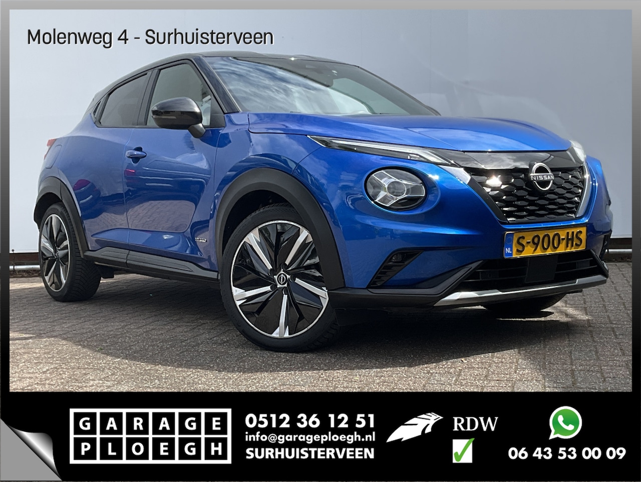 Nissan Juke - 1.6 Hybrid N-Design Automaat Leer Carplay Camera Hoge instap - AutoWereld.nl
