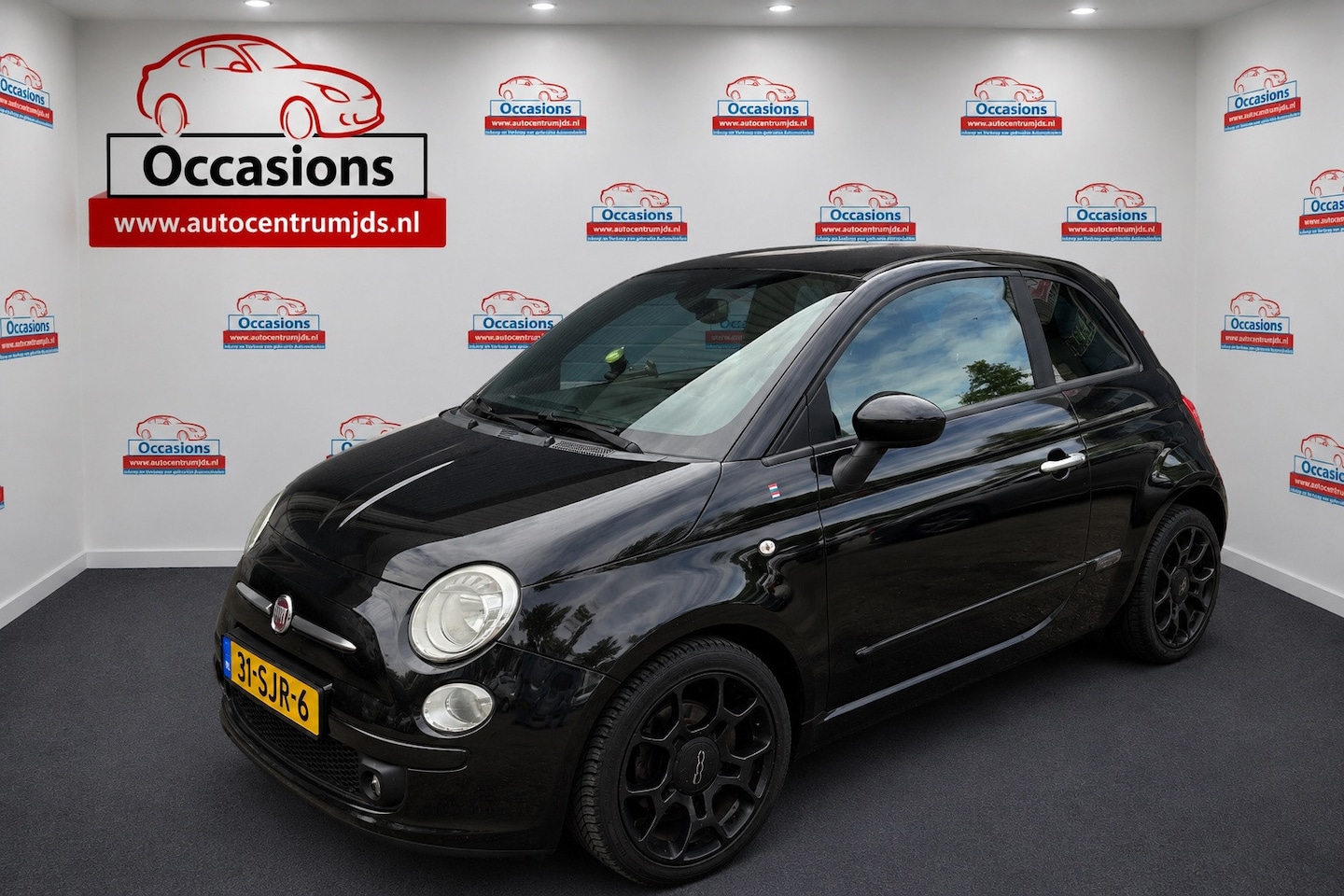 Fiat 500 - 0.9 TwinAir Plus Airco ! Half Leder Half Stof ! - AutoWereld.nl