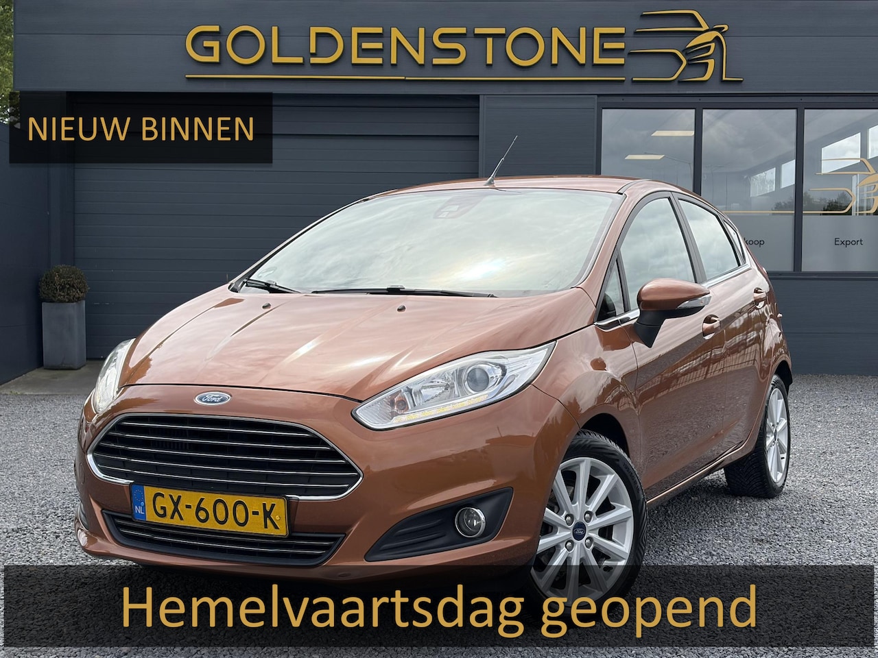 Ford Fiesta - 1.0 EcoBoost Titanium 2e Eigenaar,Navi,102pk,5 Deurs,Lm velgen,Clima,Cruise,Pdc,N.A.P,D-ri - AutoWereld.nl