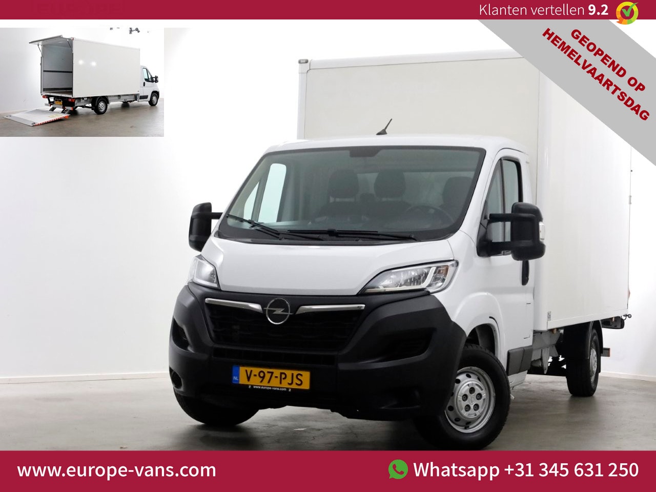 Opel Movano - 2.2D 140pk Bakwagen met laadklep 1.060kg laadvermogen 08-2023 - AutoWereld.nl